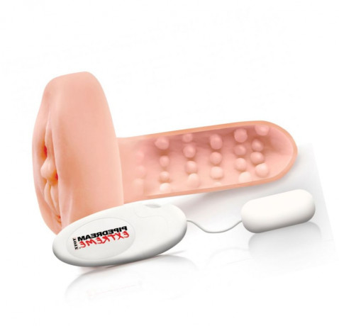 Вибрационная вагина-мастурбатор FRESHMAN FUCKHOLE