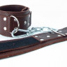 Наручи коричневые кожаные