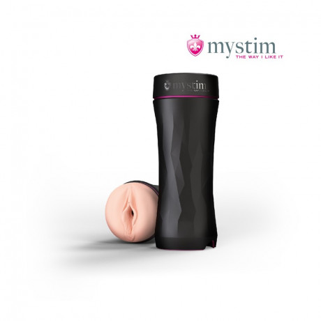 Мастурбатор-вагина в тубе с электростимуляцией Mystim OPUS E VAGINAL VERSION