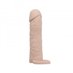 Удлиняющая насадка на член закрытого типа плюс 4 см Penis sleeve Medium