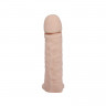Удлиняющая насадка на член закрытого типа плюс 4 см Penis sleeve Medium 