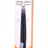 Длинный вибромассажер пульсатор для интимных ласк Long John Realistic Thrusting Vibrator