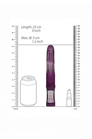 Вибромасссажер кролик с функцией ротации с двумя моторами Rotating Dolphin