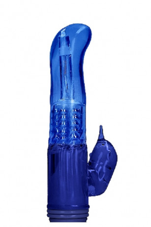 Вибромасссажер кролик с функцией ротации с двумя моторами Rotating Dolphin