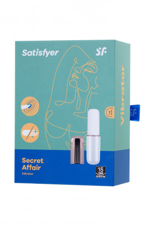 Стильный и мощный мини-вибратор с 10 режимами 5 скоростями Satisfyer Secret Affair