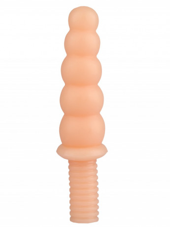 Рельефный анальный жезл с шариками из эластомера