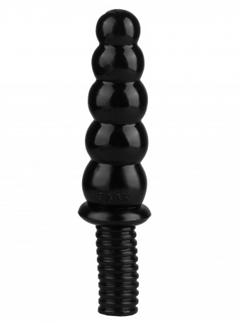 Рельефный анальный жезл с шариками из эластомера