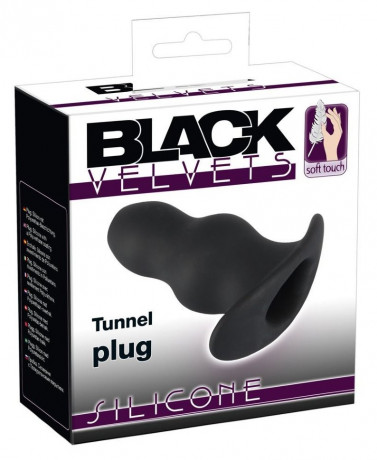 Анальная пробка туннель с волнообразным рельефом Tunnel Plug