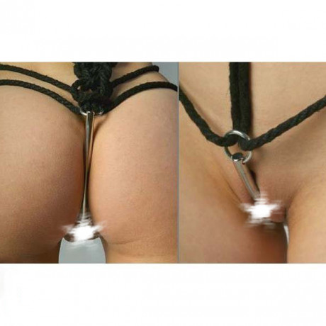 Бондажные стринги с 1 шаром