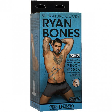 Премиальный фаллоимитатор ручной работы на присоске Signature Cocks Ryan Bones