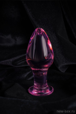 Гладкая анальная втулка из закаленного стекла с гладкой поверхностью Sexus Glass
