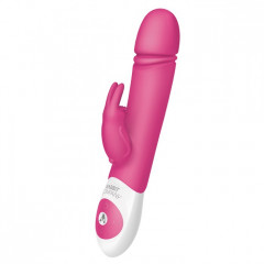 Функциональный массажер с уникальной функцией и двумя моторами Thrusting-кролик