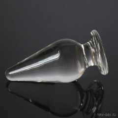 Анальная пробка из стекла