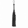 Многохвостая плеть с 12 круглоплетеными хвостами Leather Suede Barbed Wired Flogger