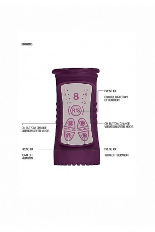 Вибромасссажер кролик с функцией ротации и анальным стимулятором Rotating Bubbles