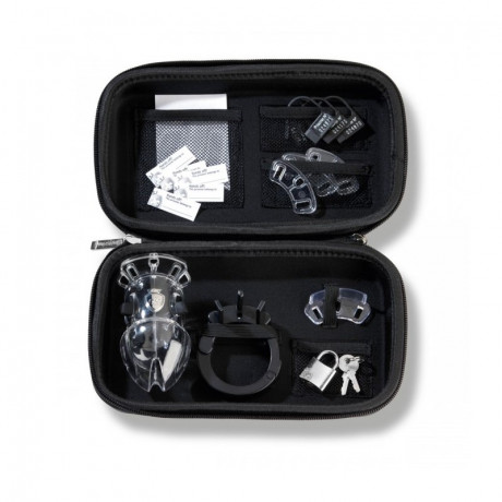 Пояс верности Pubic Enemy с электростимуляцией приборами MyStim