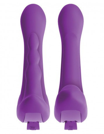 Тройной вибростимулятор с анальной елочкой и пультом ДУ 3Some Rock N' Ride