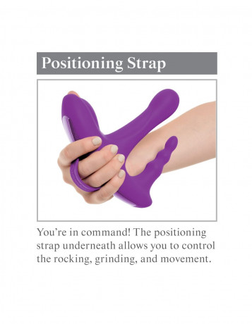 Тройной вибростимулятор с анальной елочкой и пультом ДУ 3Some Rock N' Ride