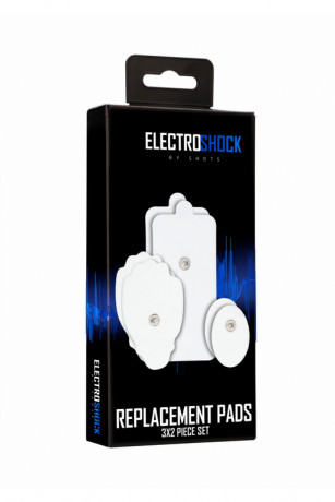 Набор из 6 гибких самоклеящихся универсальных электродов Replacement Pads Shots Electroshock