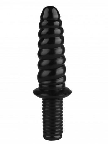 Рельефный анальный стимулятор жезл с ручкой