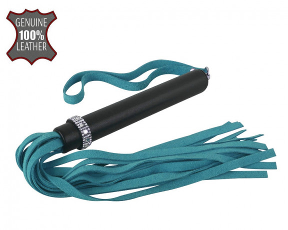 Плеть Гламур из велюровой кожи