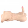 Реалистичный слепок мужского тела с фаллосом и попкой для мастурбации