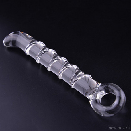 Прозрачный G-стимулятор с изогнутой головкой