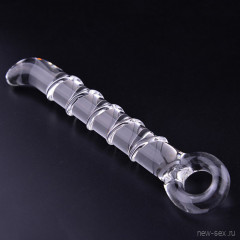 Прозрачный G-стимулятор с изогнутой головкой