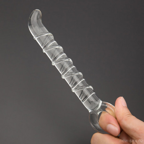 Прозрачный G-стимулятор с изогнутой головкой