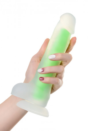 Фаллос светящийся в темноте Tony Glow 20 см