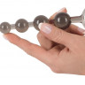 Гибкая анальная елочка с ограничительным кольцом Anal Beads