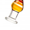 Гладкая анальная пробка с оригинальным рисунком Sexus Glass