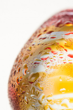 Гладкая анальная пробка с оригинальным рисунком Sexus Glass