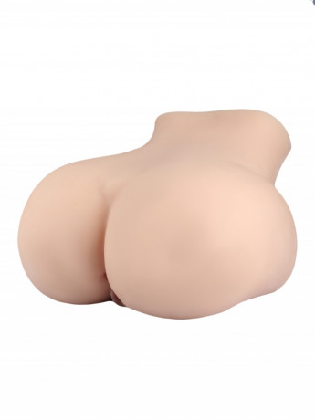 Мастурбатор с реалистичным анусом и узкой девственной вагиной полуторс