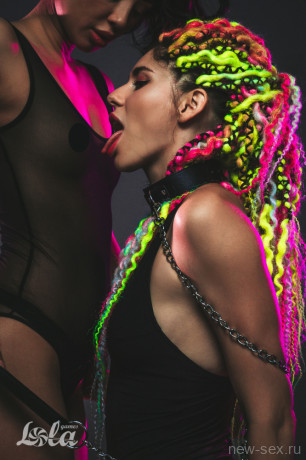 Стильный черный ошейник на поводке с длинной цепочкой Party Hard Wild