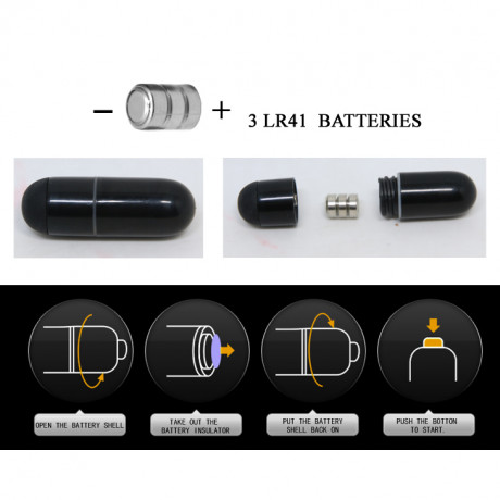 Рельефная насадка с виброкроликом для клиторальной стимуляции