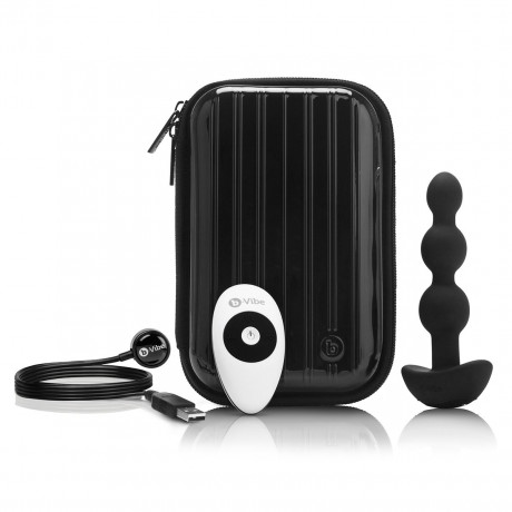 Анальные премиум-бусы с 2 моторами B-Vibe