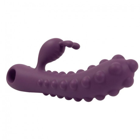 Вибромассажер с рельефными бугорками