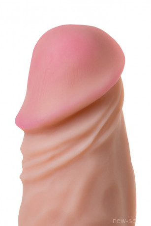 Супер гигант на присоске со страпоном