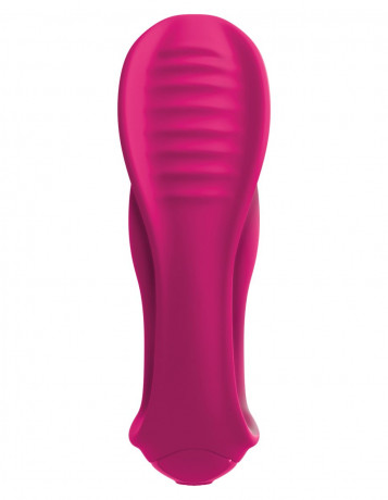 Водонепроницаемый вибростимулятор для двоих из нежного силикон 3Some Double Ecstasy