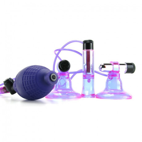 Виброприсоски-Помпы для стимуляции сосков груди и клитора