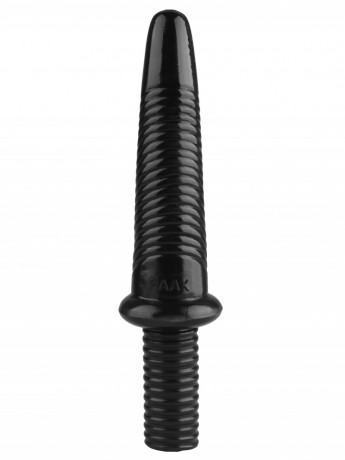 Ребристый жезл для анальной стимуляции с ручкой