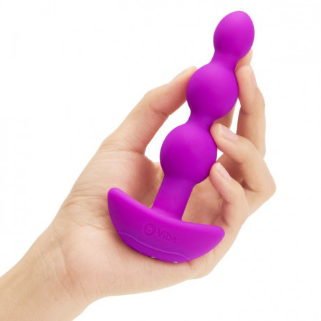 Анальный премиум-вибратор с 2 моторами Triplet Anal Beads