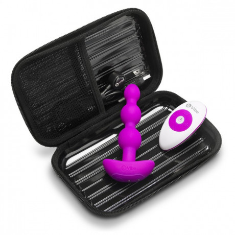 Анальный премиум-вибратор с 2 моторами Triplet Anal Beads