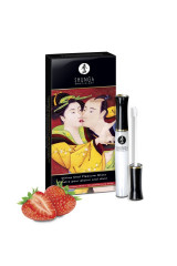 Возбуждающий блеск для губ для оральных ласк с ароматом клубники и шампанского Shunga
