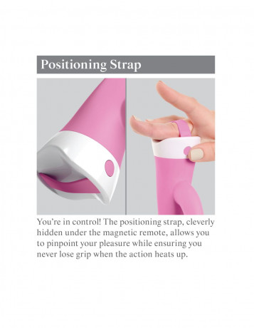 Вибратор-кролик со съемной присоской 3Some Wall Banger Rabbit