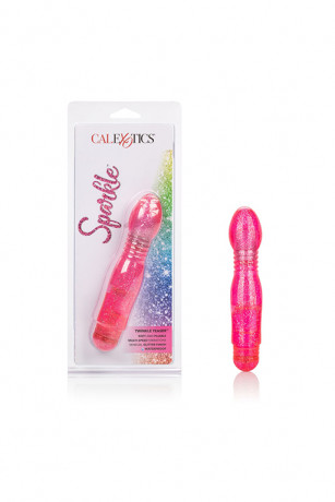 Яркий универсальный вибромассажер с ярко выраженной головкой Twinkle Teaser