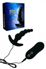 Анальный стимулятор елочка из силикона с закругленным кончиком Beads Style