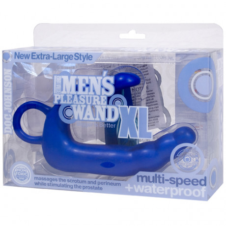 Массажер PLEASURE WAND EXTRA LARGE синий