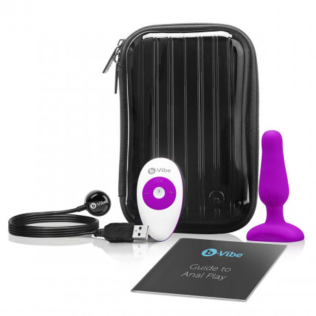 Премиум-миниплаг B-Vibe с дистанционным управлением вибрации